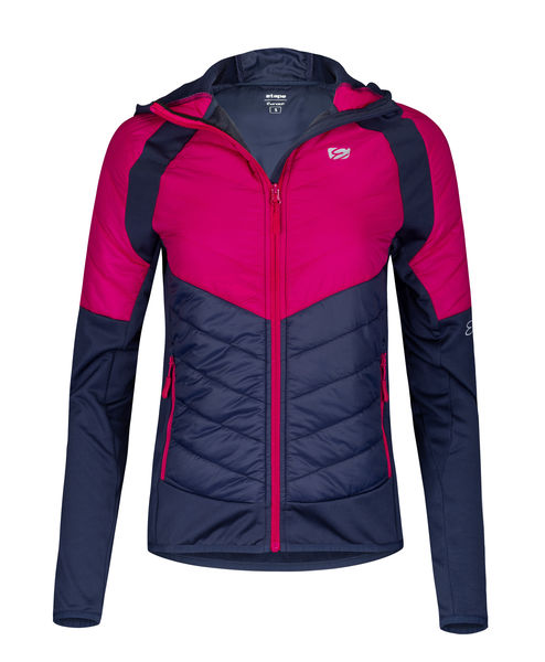 Dámská bunda/mikina ETAPE SIERRA PRO 2.0, magenta/modr, velikost M