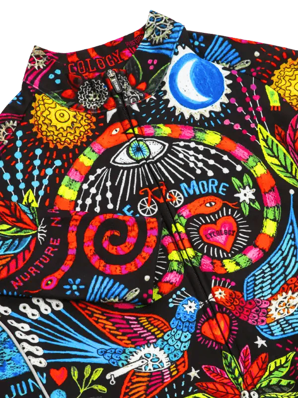 Cyklodres CYCOLOGY Winter Jungle Jungle, dámský, dlouhý rukáv