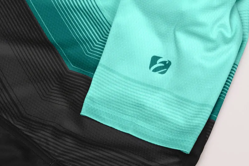 Dámský cyklistický dres ETAPE VIOLET, mint/černá, velikost XL