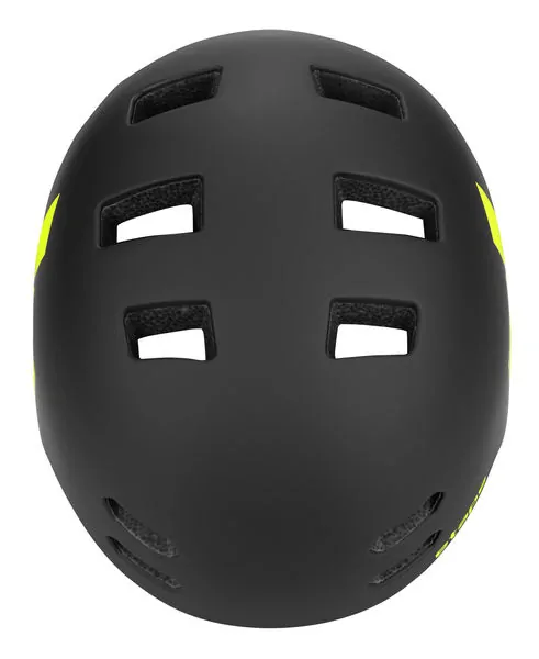 Cyklistická přilba ETAPE BUDDY, černá/žlutá fluo mat