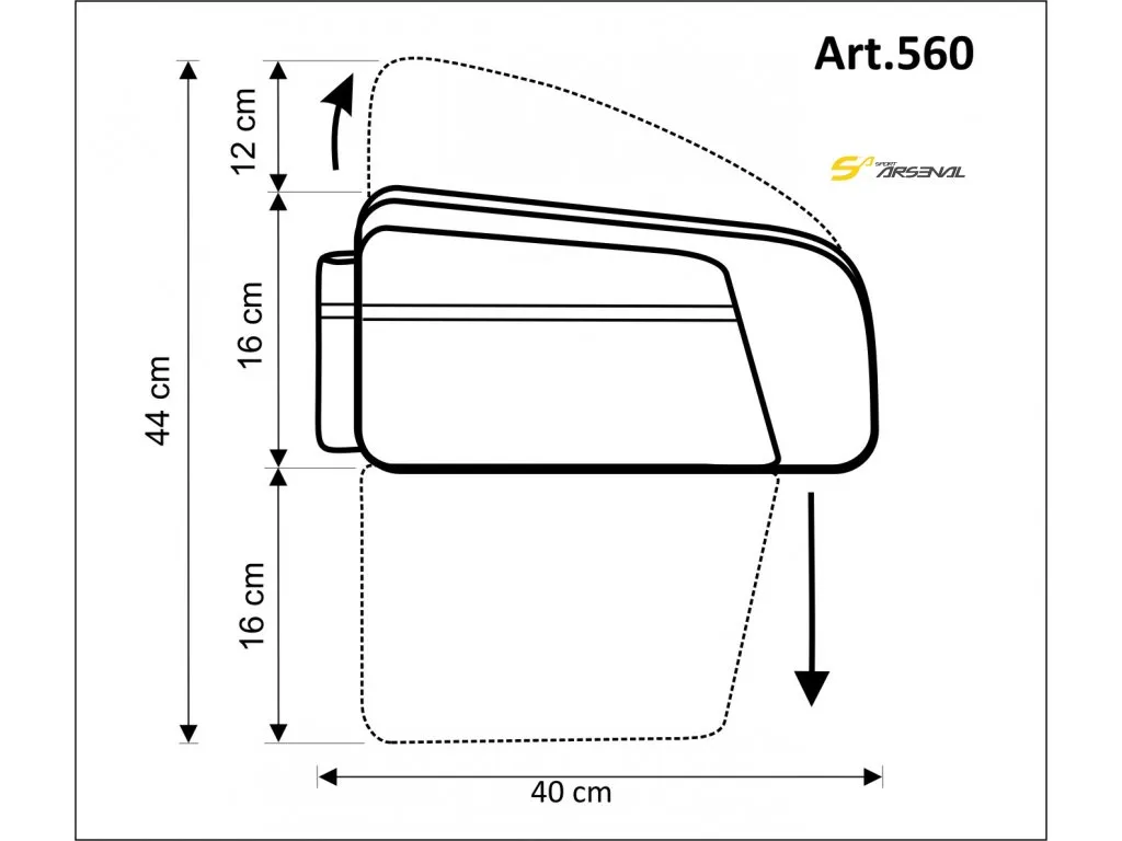 Set brašny a nosiče Sport Arsenal 560 S3