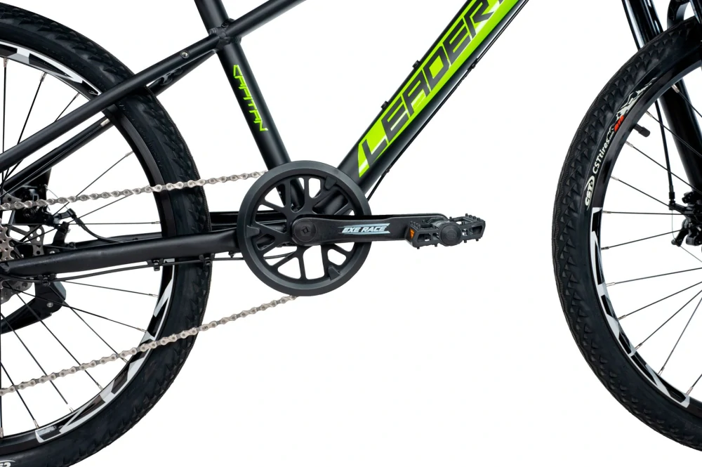 Leader Fox CAPITAN chlapecký 24" 2025-1, black/green - ZDARMA dopravné, seřízení a odborná montáž!