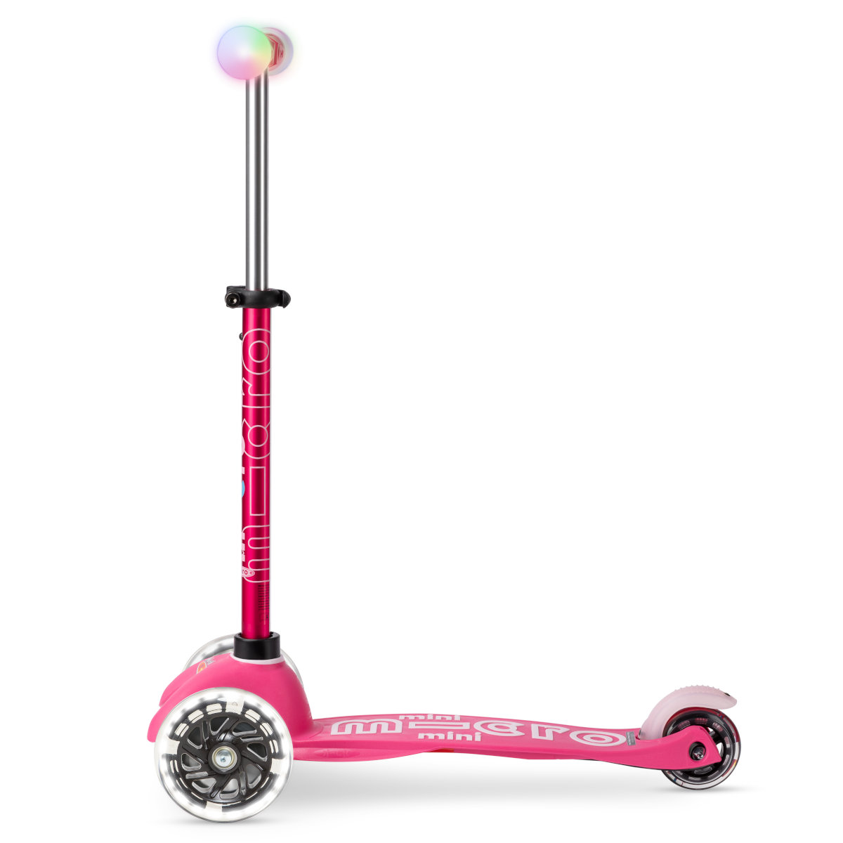 Koloběžka Mini Micro Deluxe Magic LED pink - ZDARMA dopravné!