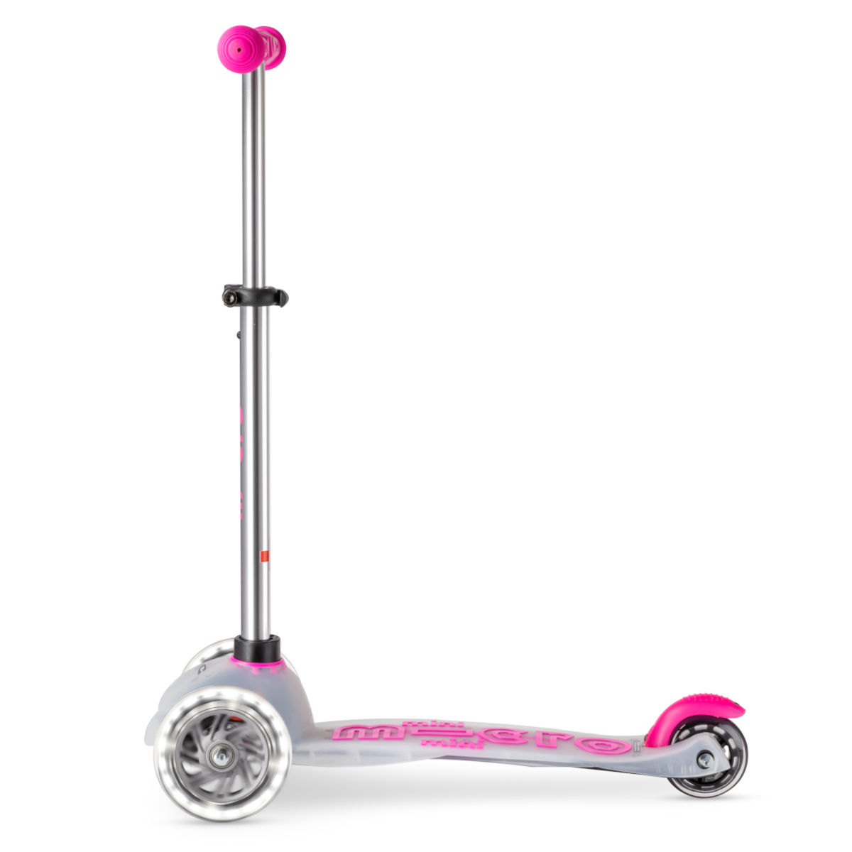 Koloběžka Mini Micro Deluxe Flux LED neon pink - ZDARMA dopravné!