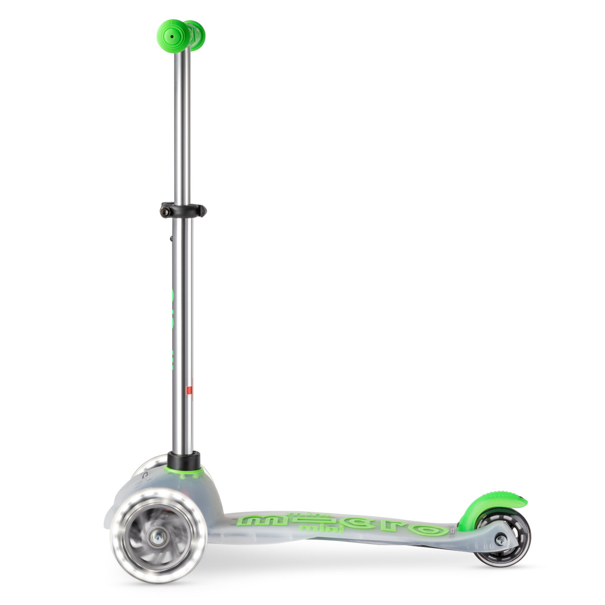 Koloběžka Mini Micro Deluxe Flux LED neon green - ZDARMA dopravné! 