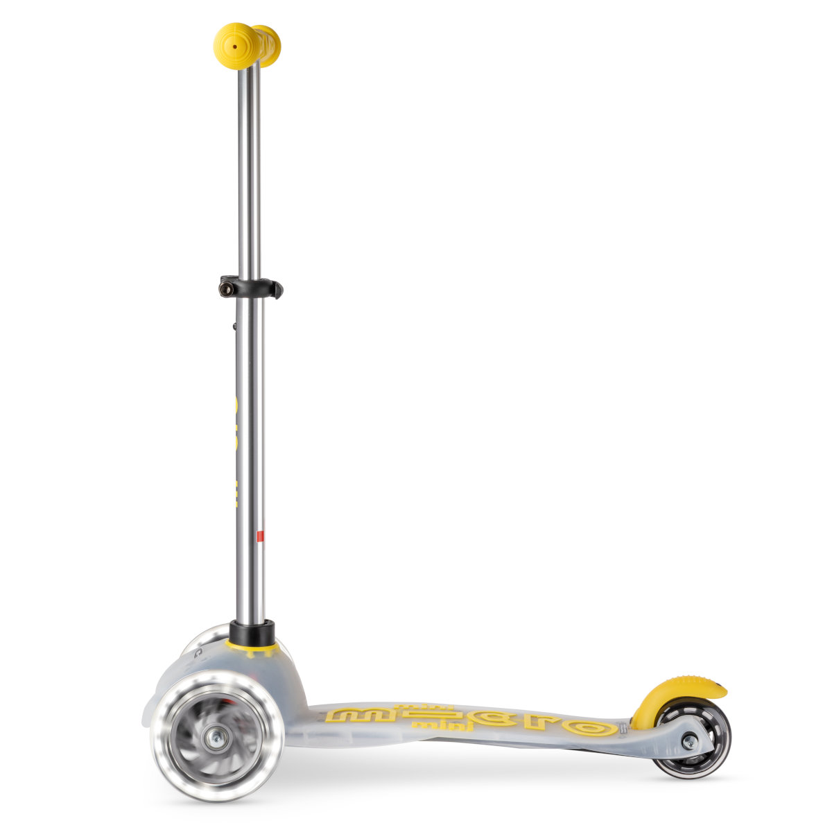 Koloběžka Mini Micro Deluxe Flux LED neon yellow - ZDARMA dopravné! 