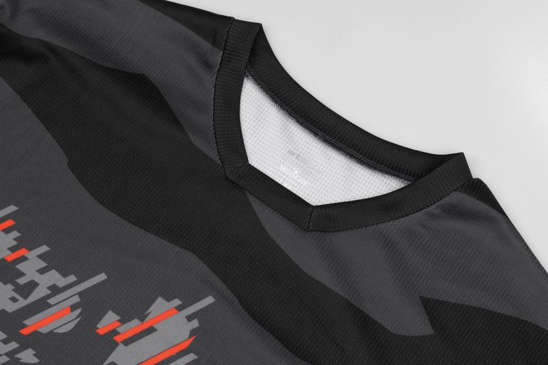 Pánský cyklistický dres Etape ROCKY, černá/červená