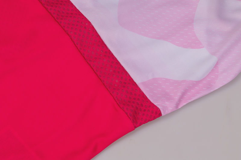 Dámský cyklistický dres SUMMER, bílá/růžová