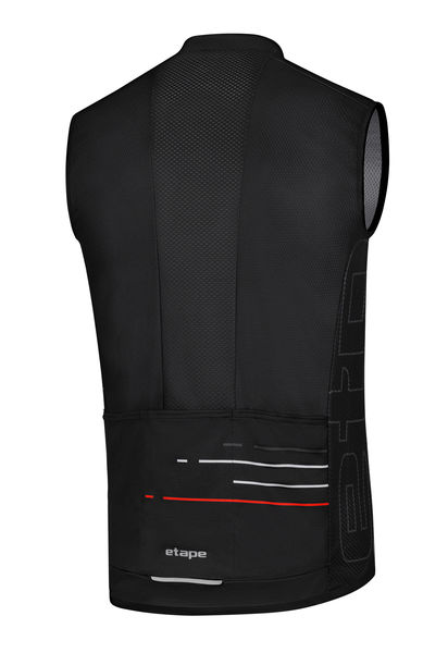 Pánský cyklistický dres ETAPE BLAZE, černá/bílá