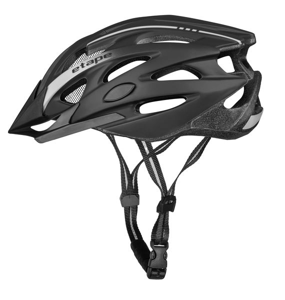 Cyklistická přilba na kolo Etape TWISTER, barva černá/bílá mat