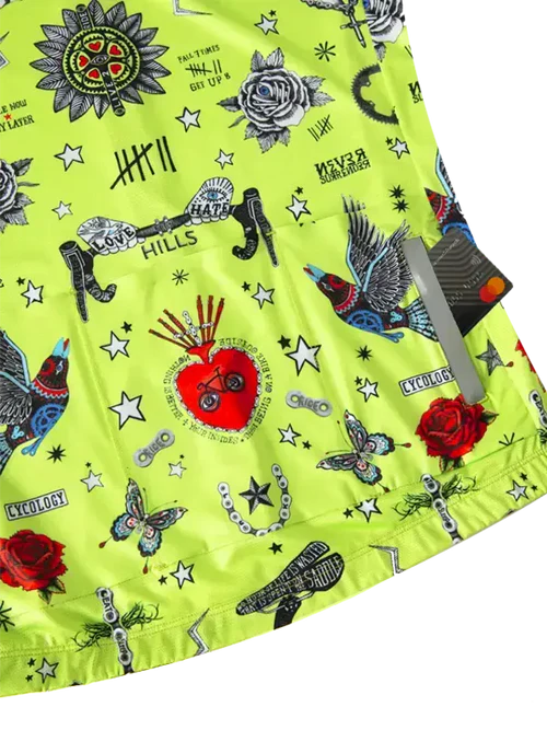 Cyklodres CYCOLOGY Tattoo Reborn, men, krátký rukáv