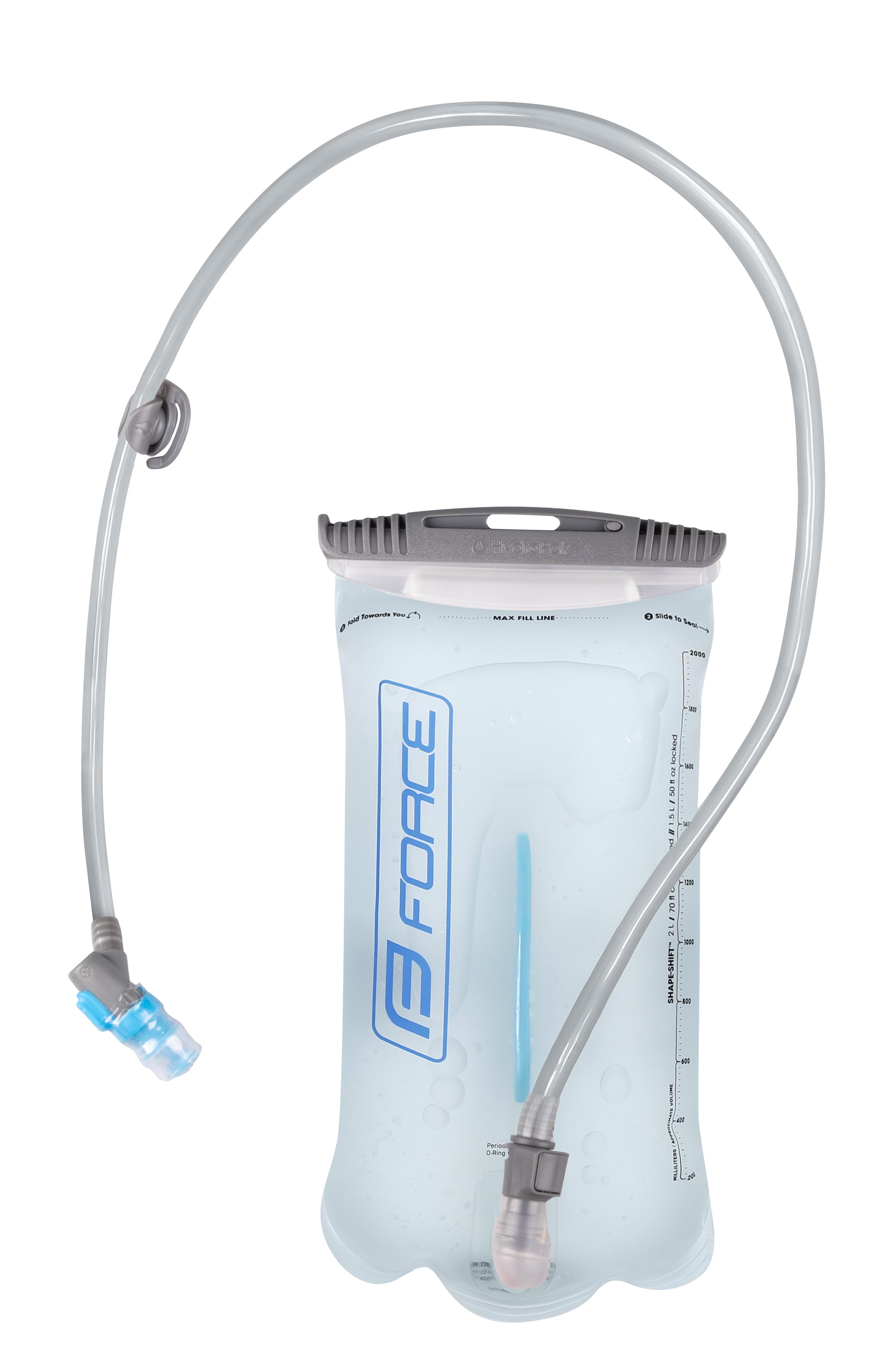 Batoh FORCE TWIN PLUS 14 L + 2 L rez., černý