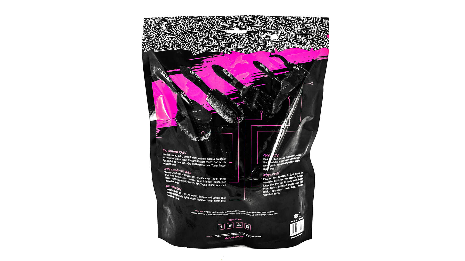  MUC-OFF 5X BRUSH SET - Sada 5 kartáčů 