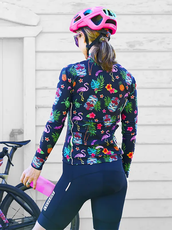 Cyklodres CYCOLOGY Winter Molokai, black, dámský, dlouhý rukáv