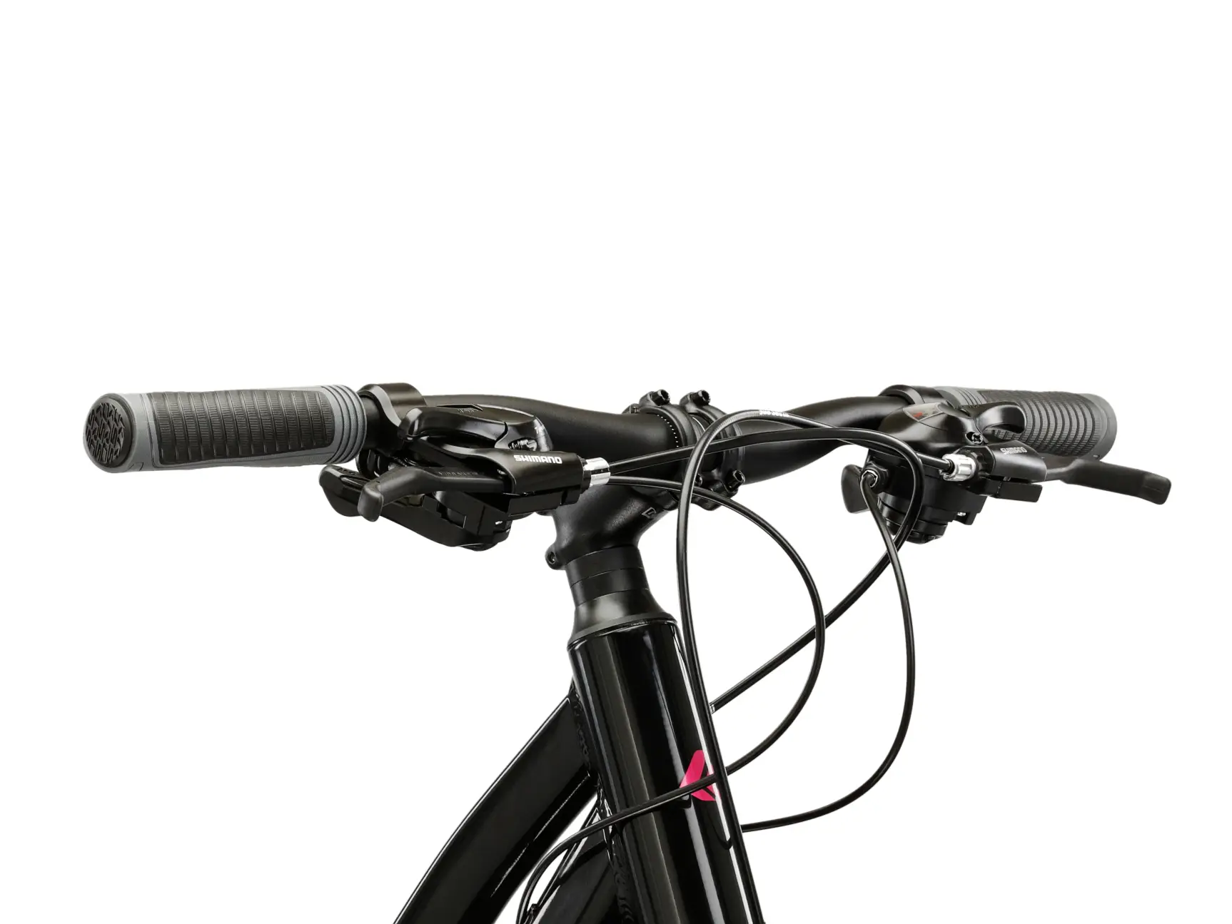 KROSS EVADO 2.0 LADY, rám 15" (S), model 2026, pneu 28", barva černá/růžová - ZDARMA dopravné, seřízení, odborná montáž a sada světel!