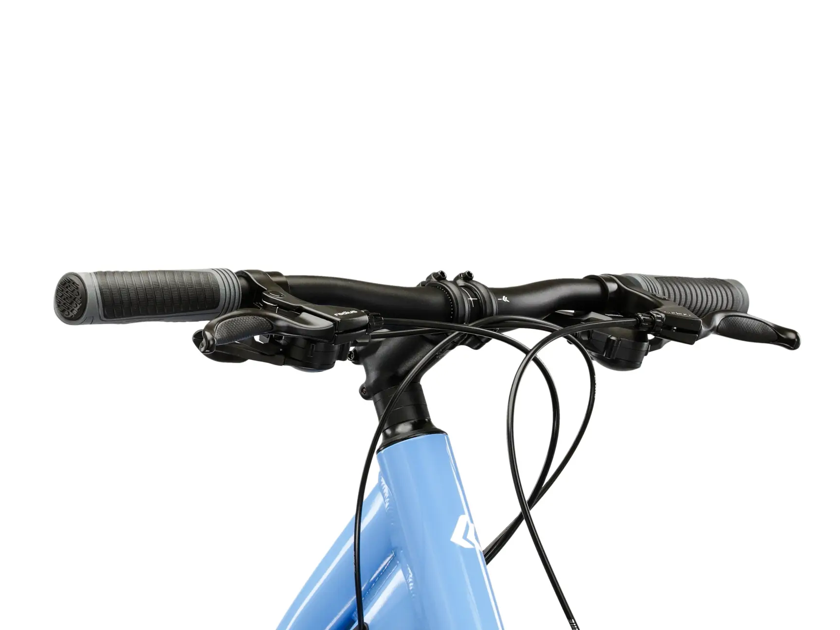 KROSS EVADO 3.0 LADY, rám 17" (M), model 2026, pneu 28", barva modrá/bílá - ZDARMA dopravné, seřízení, odborná montáž a sada světel!