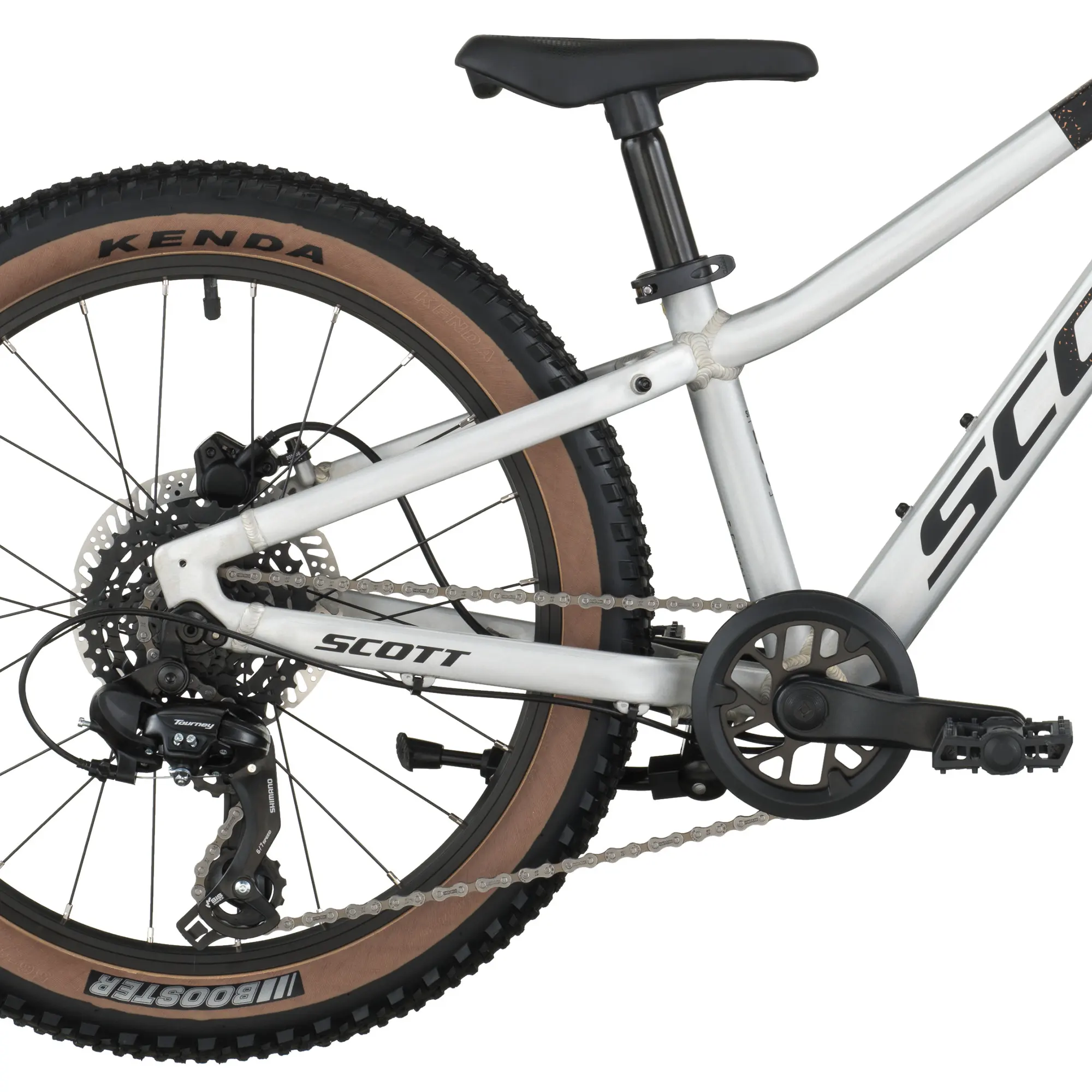 Scott Scale 200, model 2026, pneu 20", barva stříbrná - ZDARMA dopravné, odborná montáž, seřízení a sada světel!