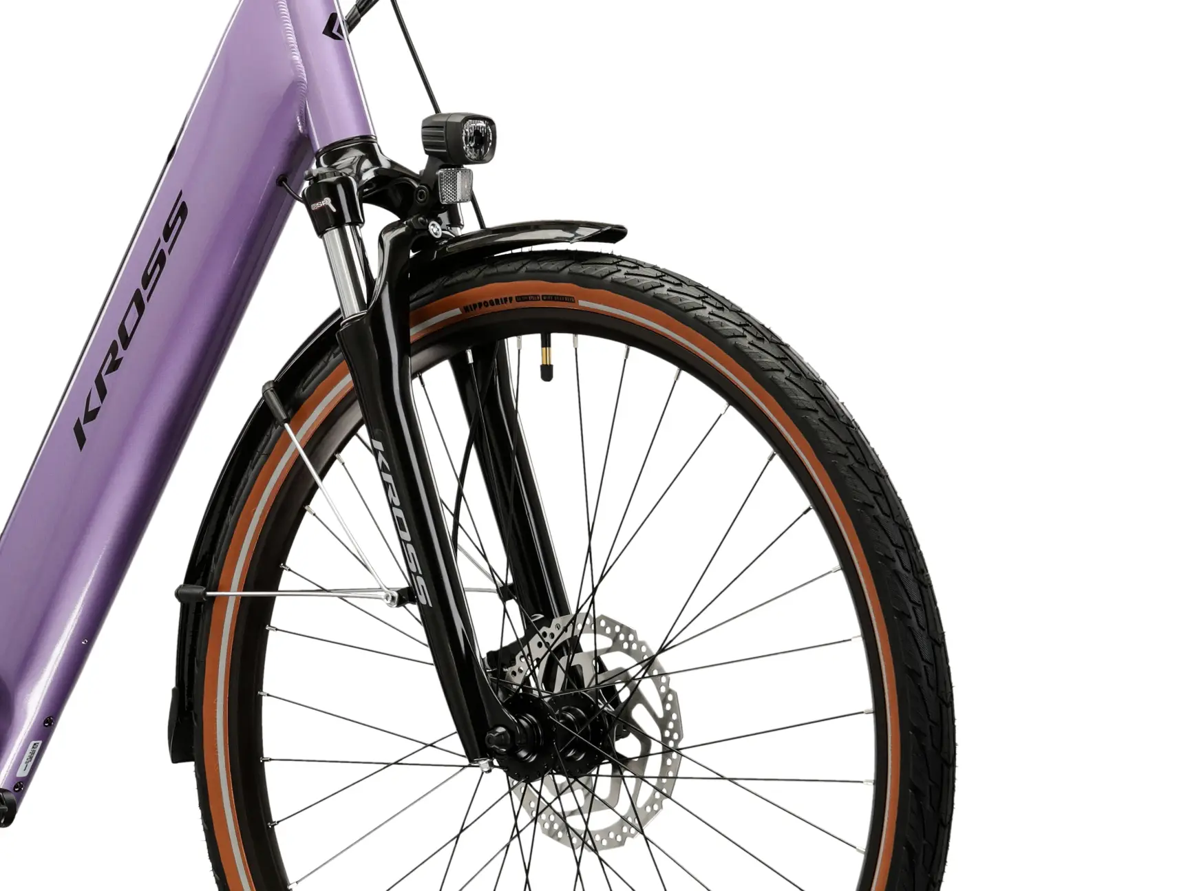 KROSS TRANS HYBRID 1.0, rám 19" (L), model 2026, pneu 28", barva fialová/černá - ZDARMA dopravné, odborná montáž a seřízení!