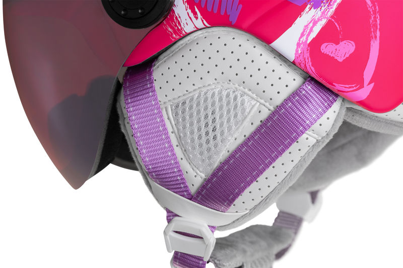 Etape dětská lyžařská přilba RIDER PRO LIGHT, růžová mat