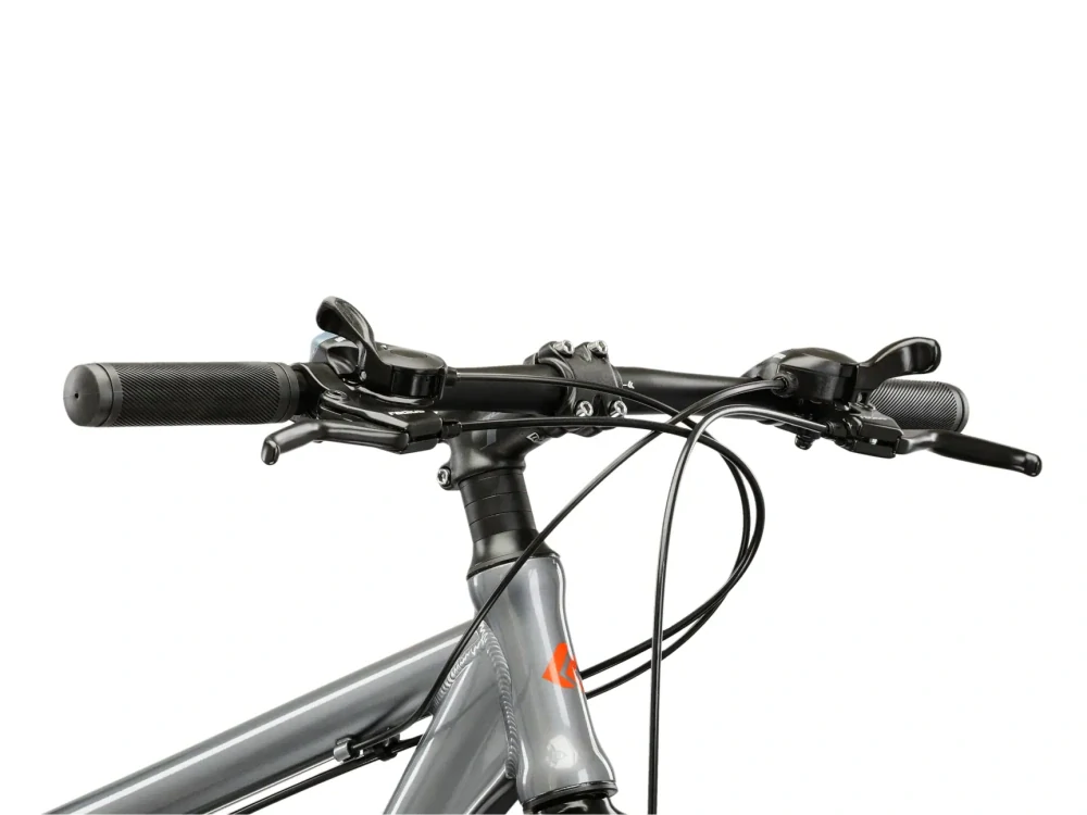 KROSS HEXAGON 1.0, rám 17" (S),  model 2026 pneu 26", barva grafitová/oranžová - ZDARMA dopravné, odborná montáž, seřízení a sada světel!