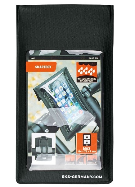 Obal na mobil na řídítka SKS SMARTBOY, barva černá