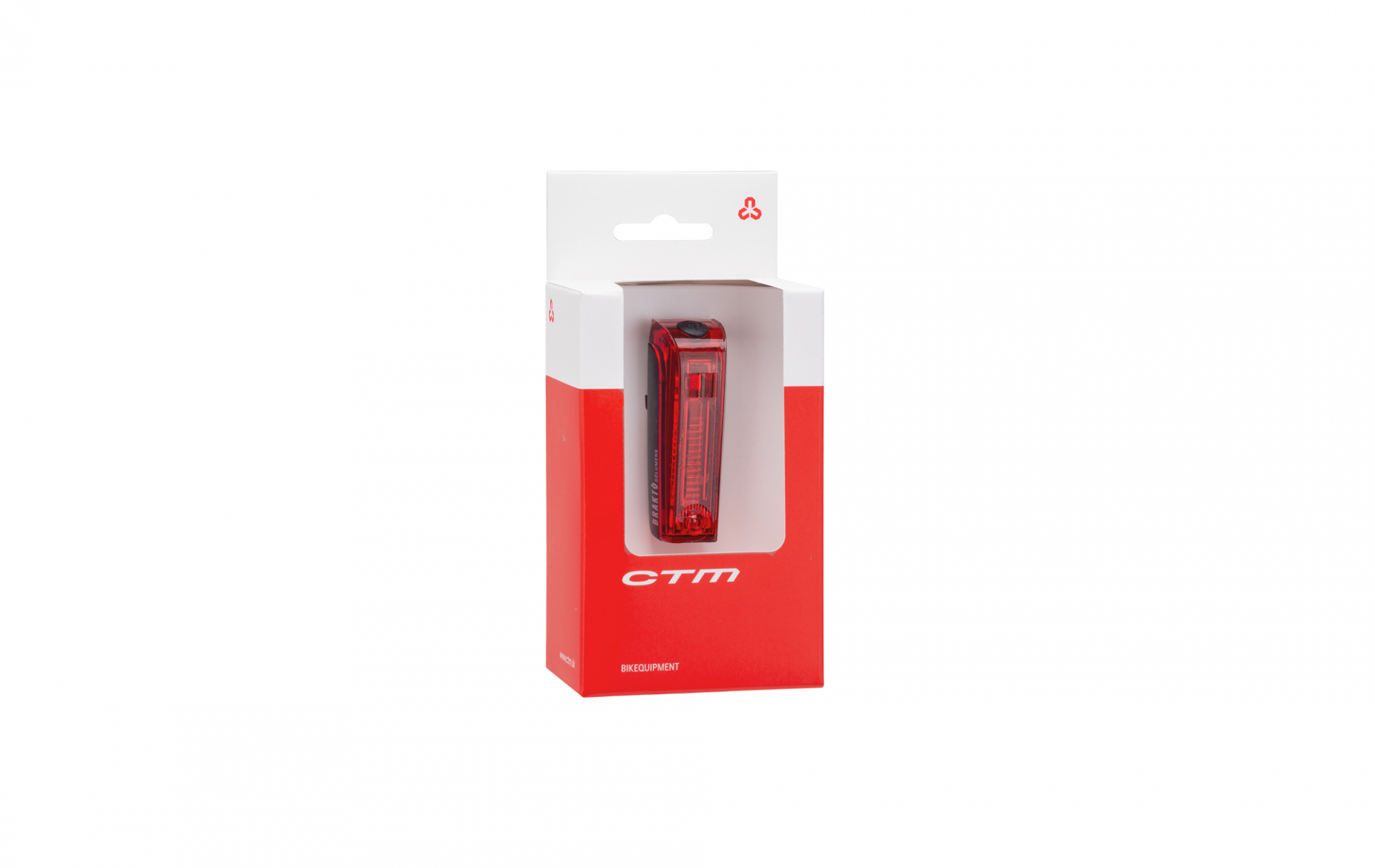 Zadní osvětlení CTM BRAKTO, USB-C, StVZO, se senzorem brzdění