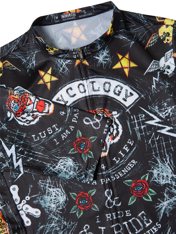 Cyklodres CYCOLOGY City of Angels Black, men, krátký rukáv