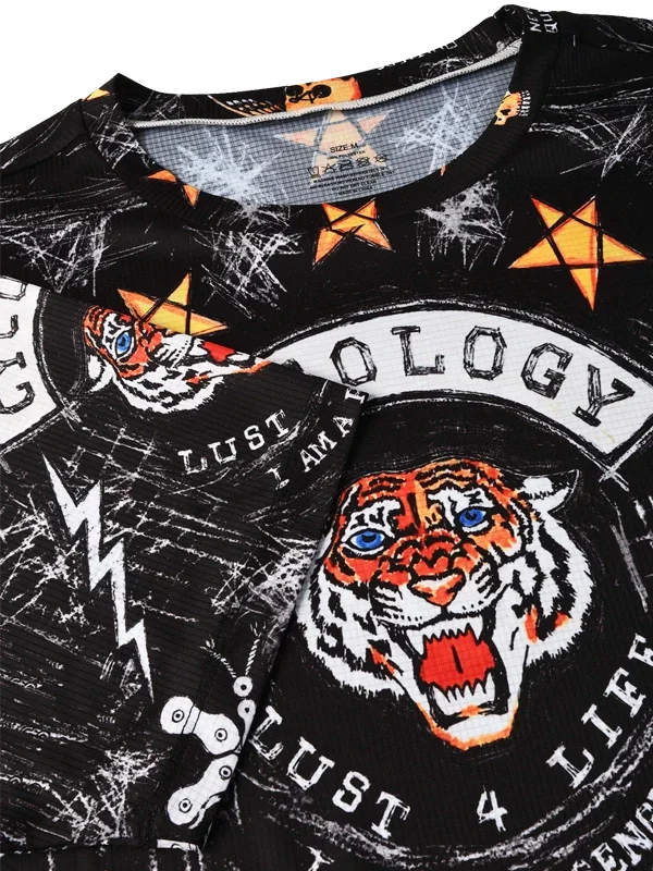 Sportovní triko CYCOLOGY City of Angels Black, pánské, krátký rukáv