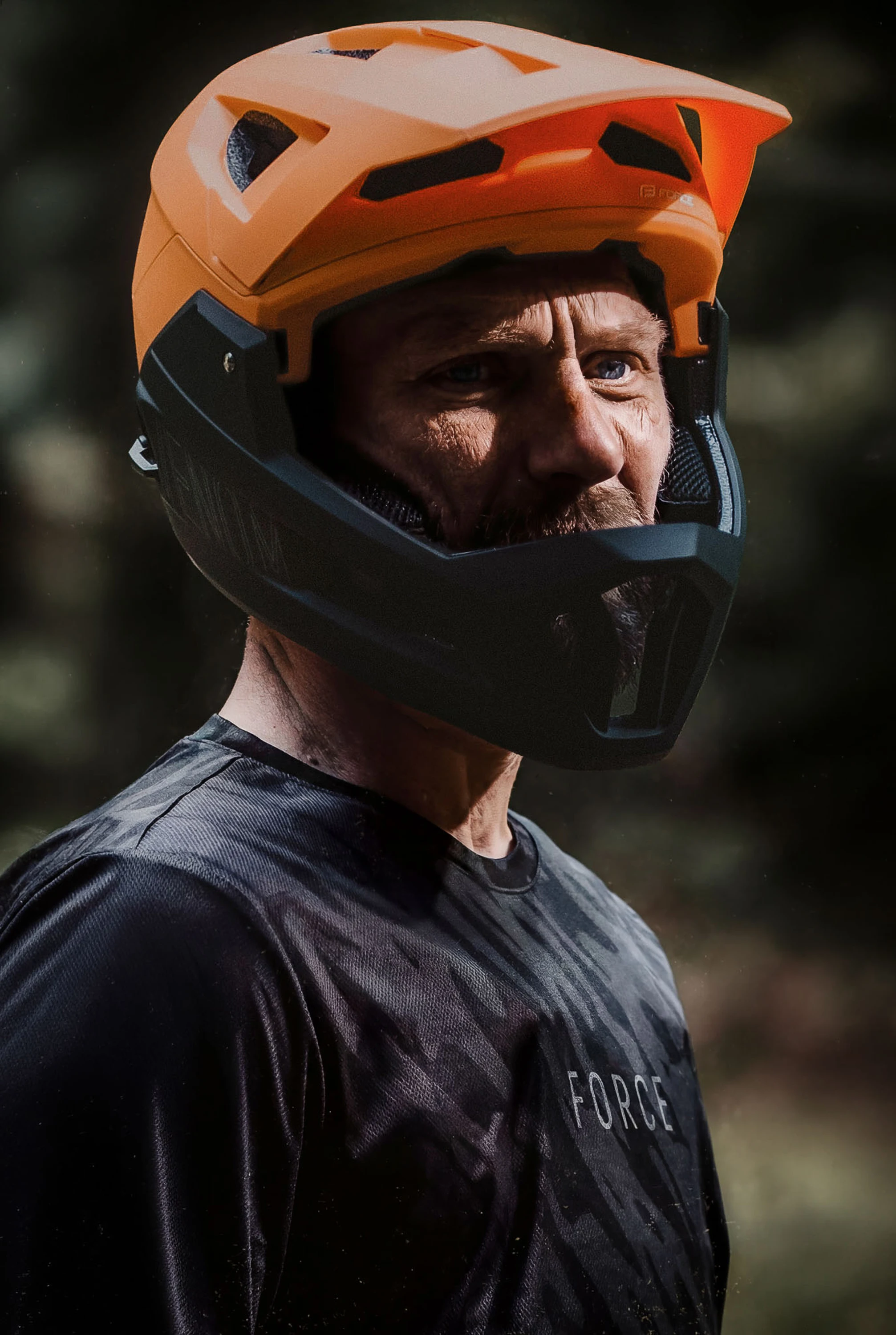 Dres FORCE MTB RULES krátký rukáv, černý