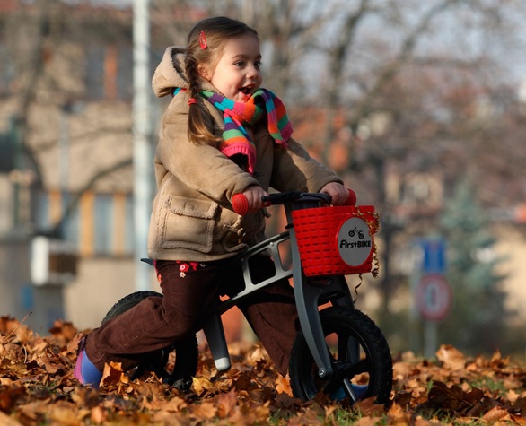 Košík na řidítka červený - FirstBike