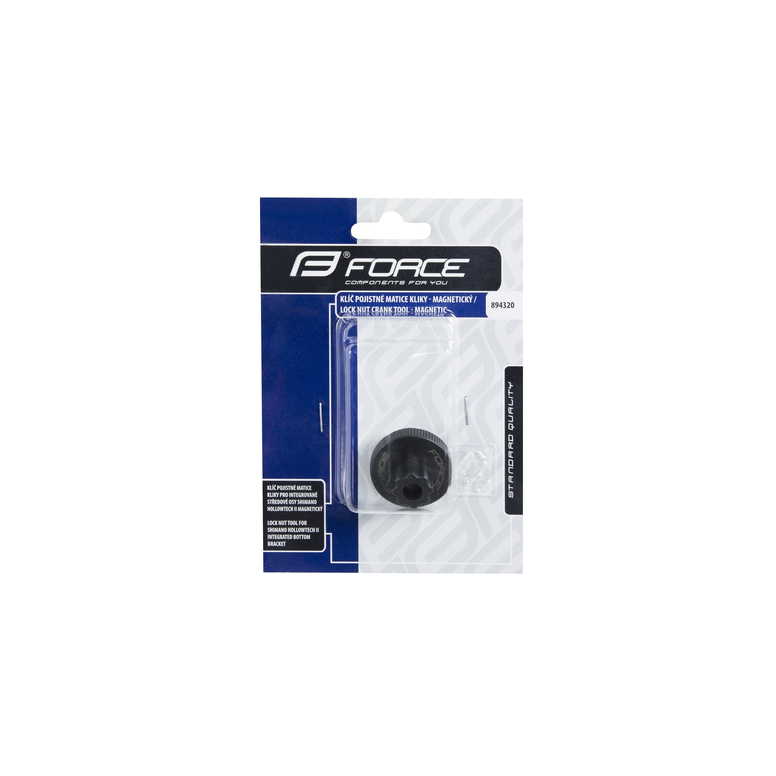 Klíč FORCE pojistné matice osy SHIMANO Hollowtech II plast