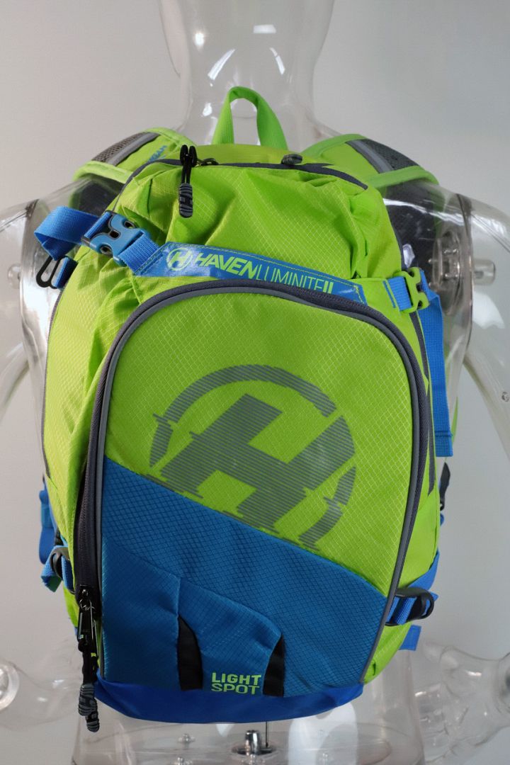 Hydratační batoh HAVEN LUMINITE II 18l green, bez rezervoáru