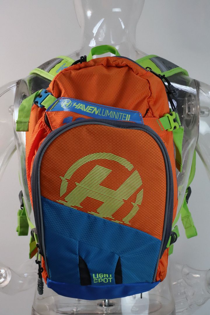 Hydratační batoh HAVEN LUMINITE II 12l fluo, s rezervoárem 2l