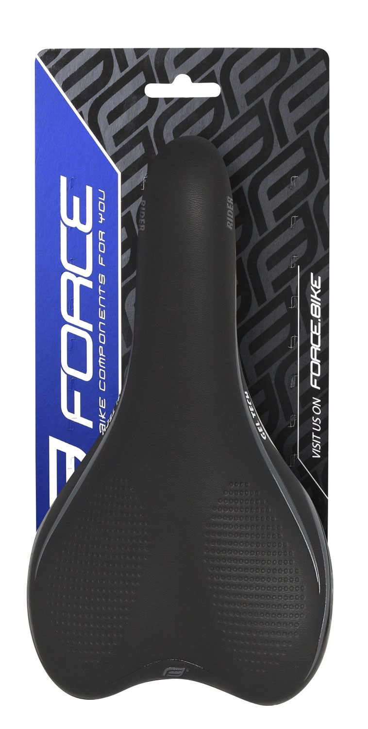Sedlo FORCE RIDER GEL TECH, černé