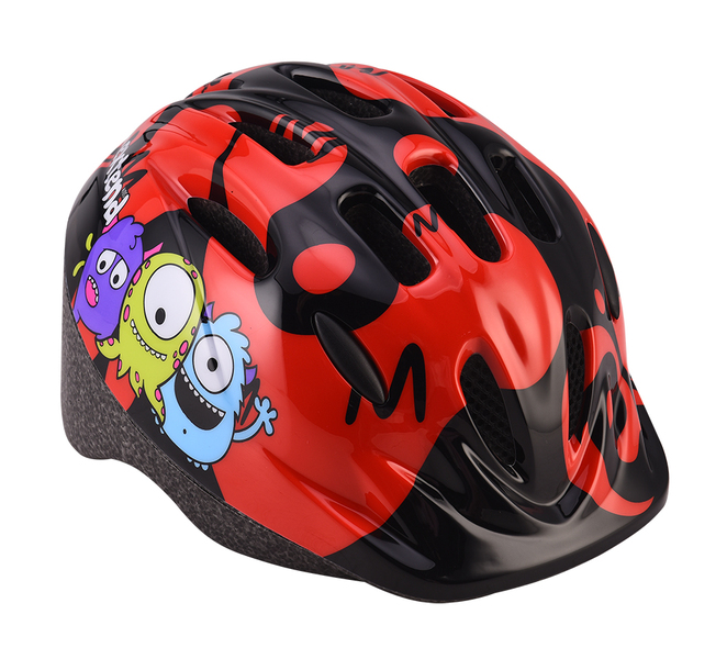 Přilba Extend BILLY Monster neon red