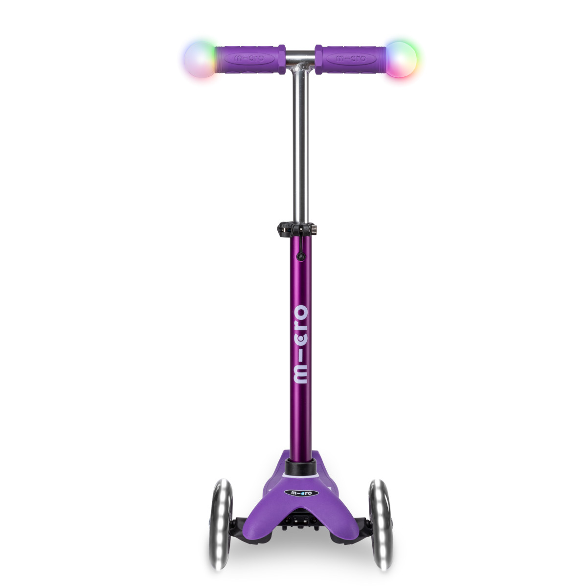 Koloběžka Mini Micro Deluxe Magic LED purple - ZDARMA dopravné! 
