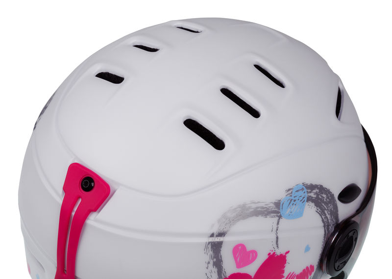 Etape dětská lyžařská přilba RIDER PRO, bílá mat