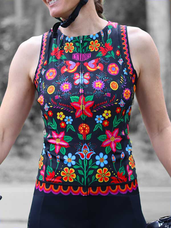 Cyklodres bez rukávů CYCOLOGY Frida Black, dámský