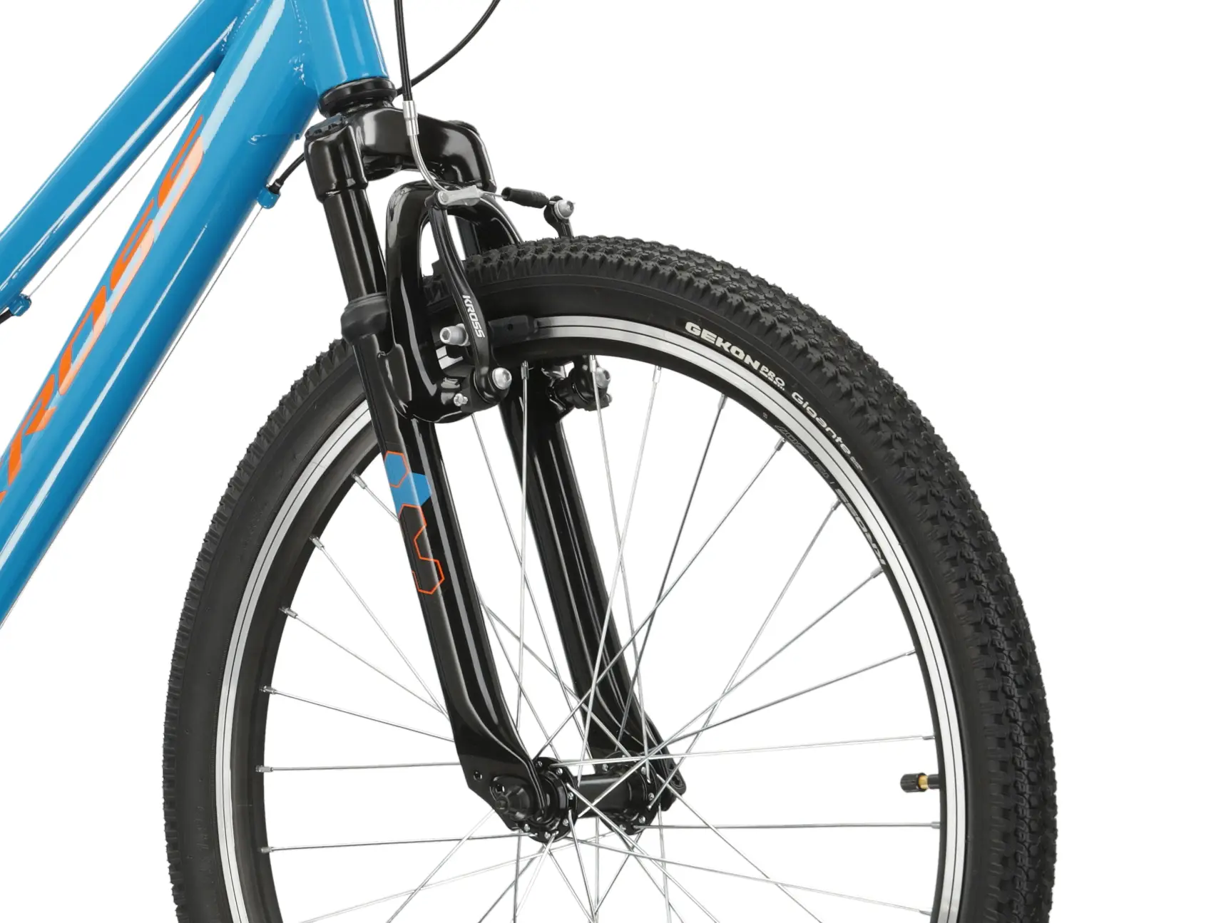 KROSS HEXAGON JR 1.0, model 2025, pneu 24", barva tyrkysova - ZDARMA dopravné, odborná montáž, seřízení a sada světel TWINS!