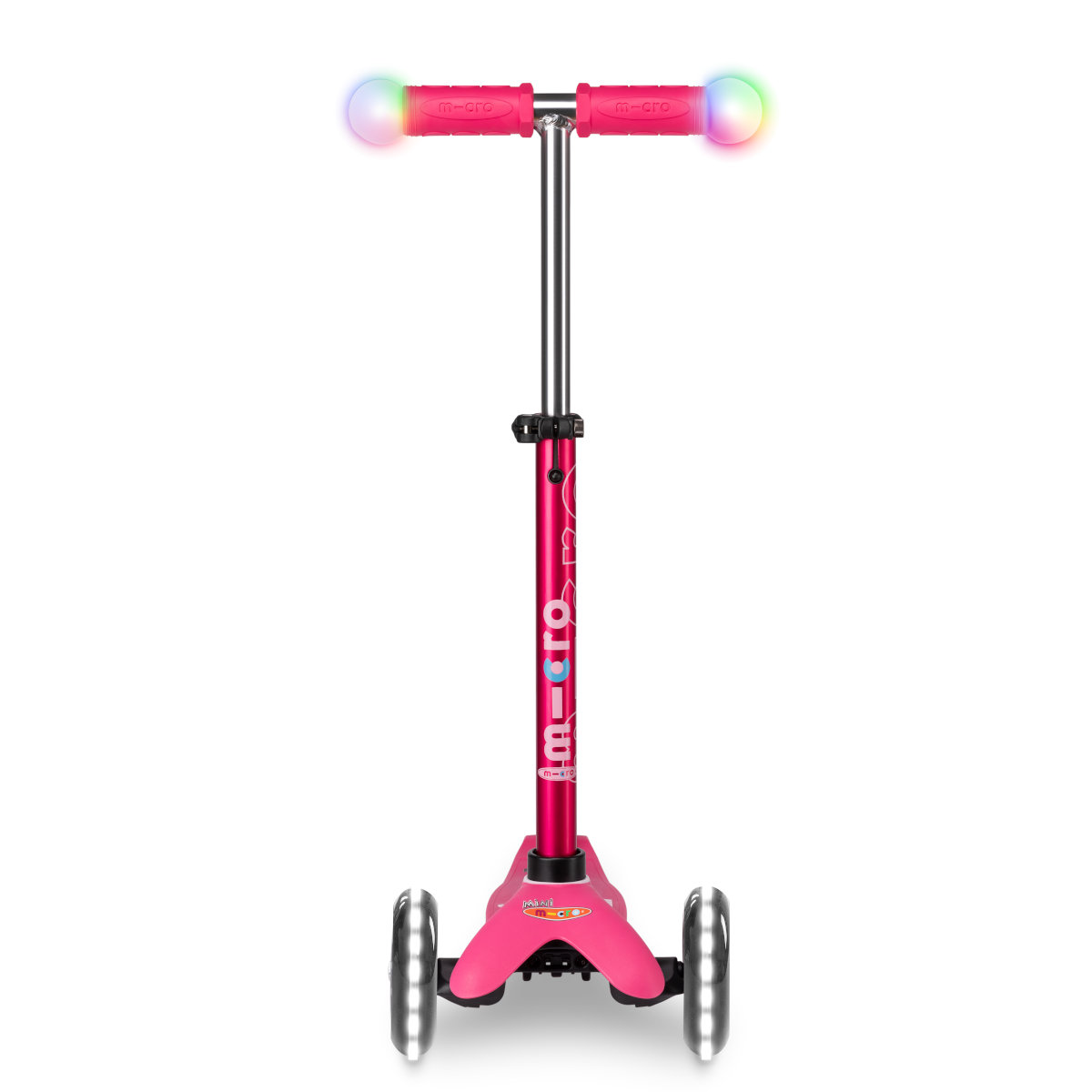 Koloběžka Mini Micro Deluxe Magic LED pink - ZDARMA dopravné!