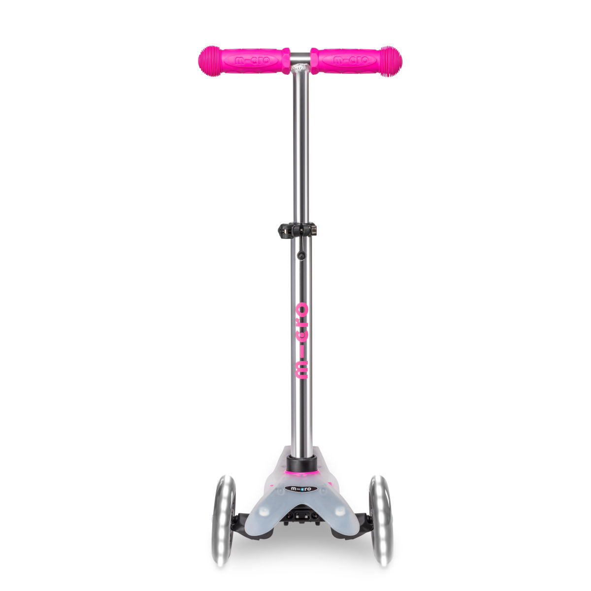 Koloběžka Mini Micro Deluxe Flux LED neon pink - ZDARMA dopravné!