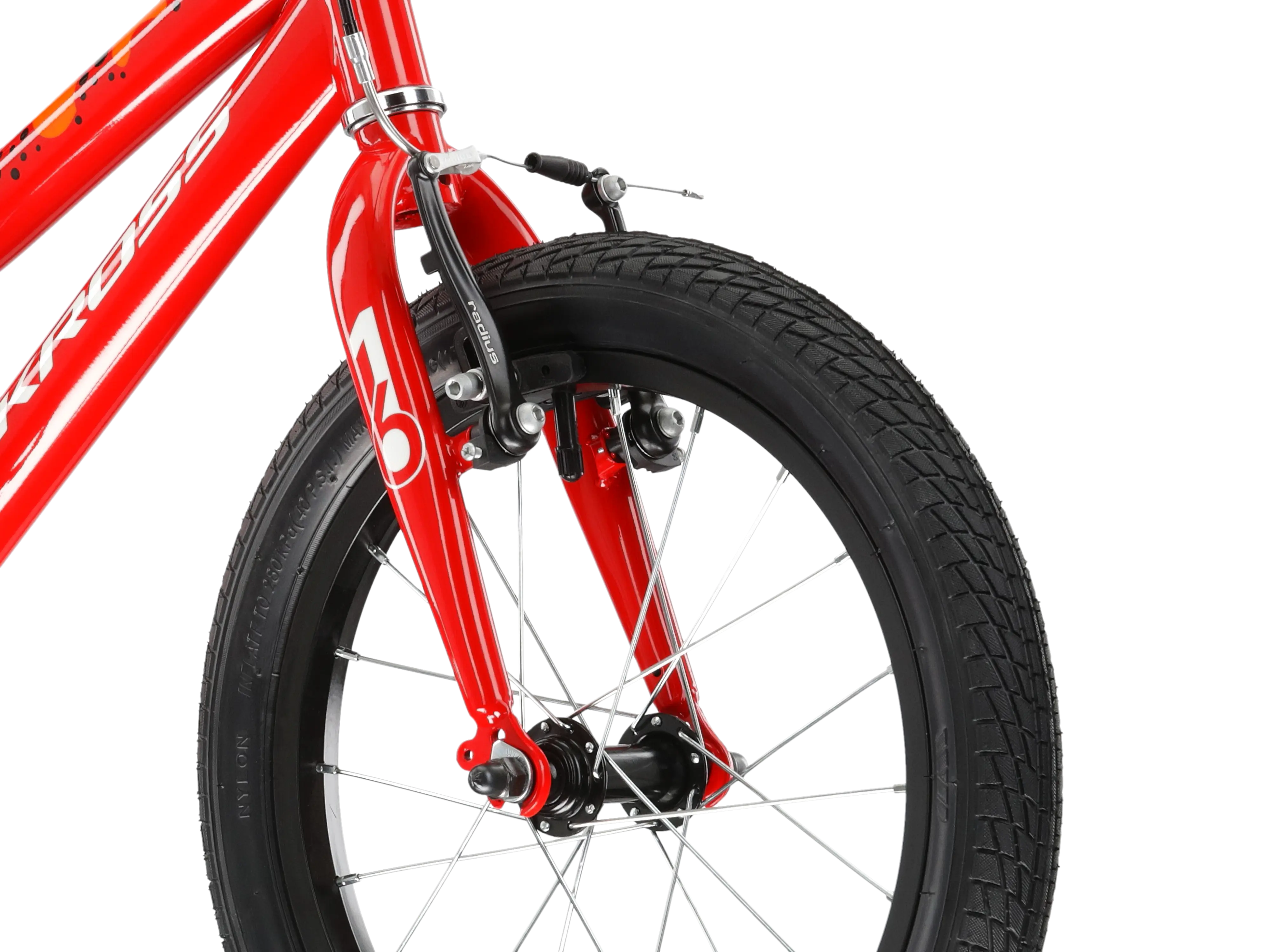 KROSS RACER 3.0, model 2025, pneu 16", barva červená - ZDARMA dopravné, odborná montáž, seřízení!