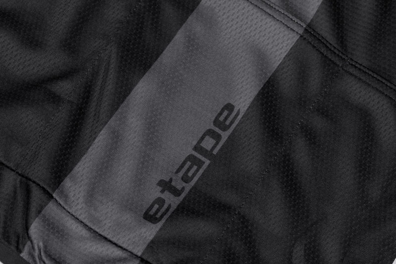 Pánský cyklistický dres ETAPE CUBE, černá/žlutá fluo