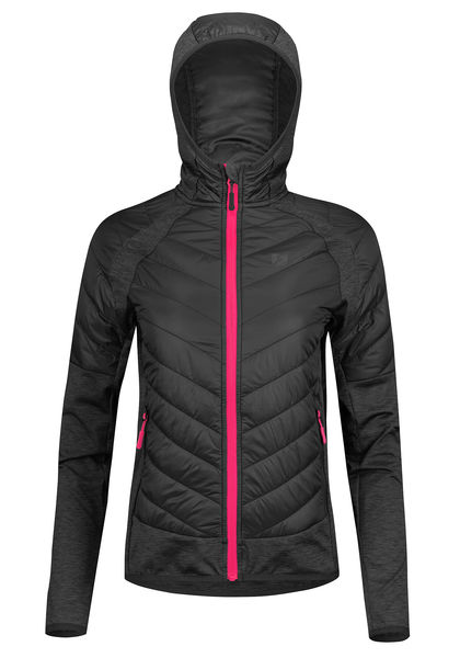 Dámská bunda/mikina ETAPE SIERRA PRO 2.0, černá/růžová