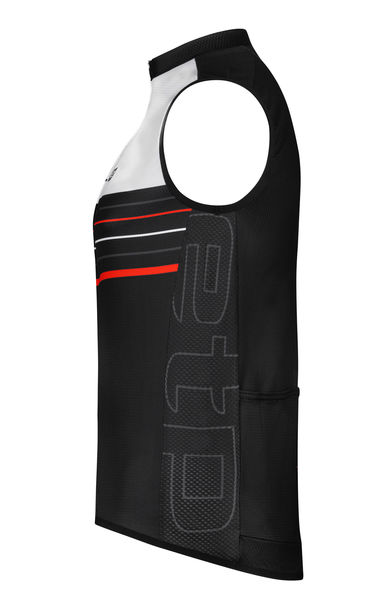 Pánský cyklistický dres ETAPE BLAZE, černá/bílá