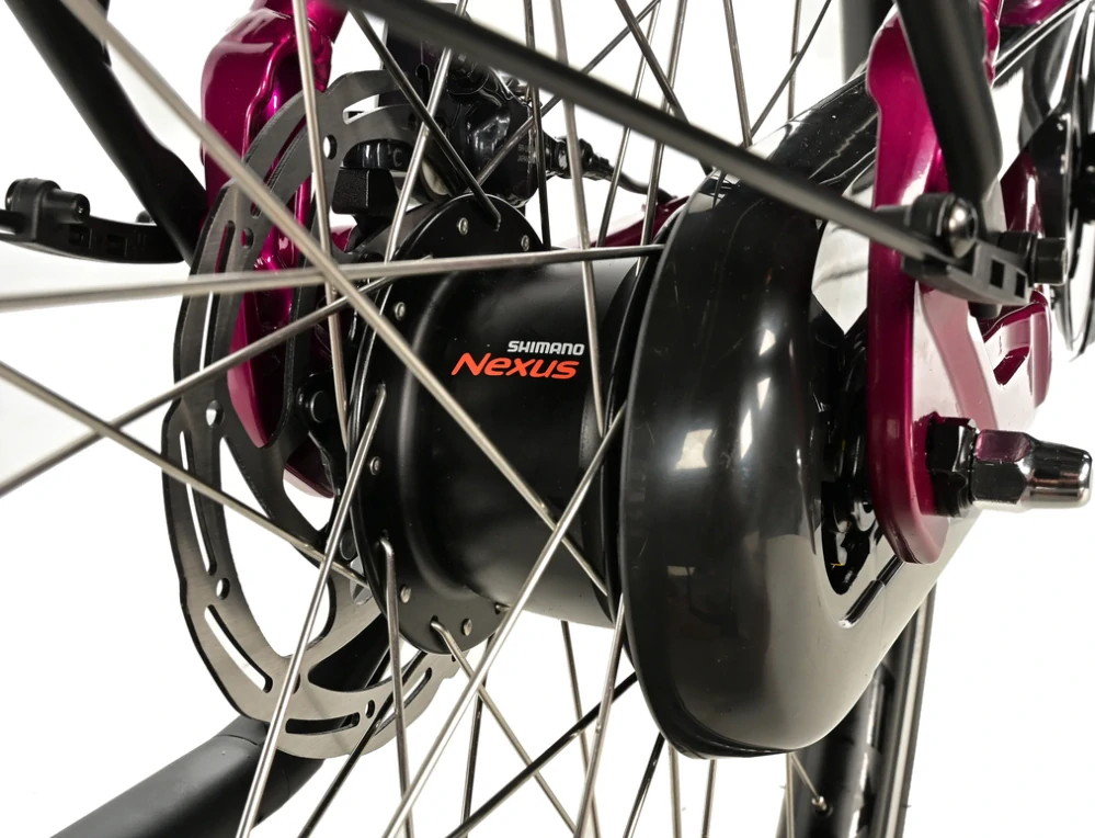 Leader Fox NEBA pneu 28", model 2025-2, barva raspberry - ZDARMA dopravné, odborná montáž a seřízení!
