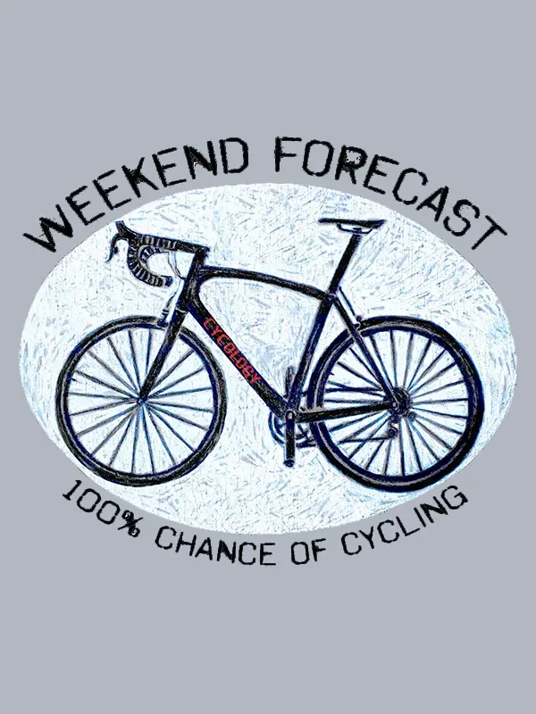 Bavlněné triko CYCOLOGY Weekend Forecast, pánské, krátký rukáv