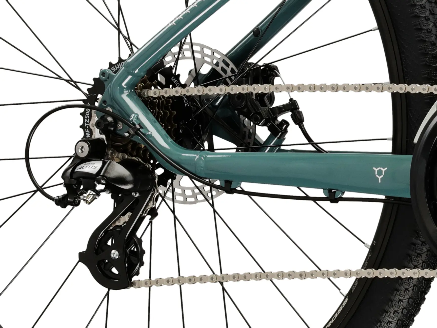 KROSS HEXAGON 2.0, rám 20" (XL), model 2026, pneu 29", barva zelený/stříbrný - ZDARMA dopravné, seřízení, odborná montáž a sada světel!