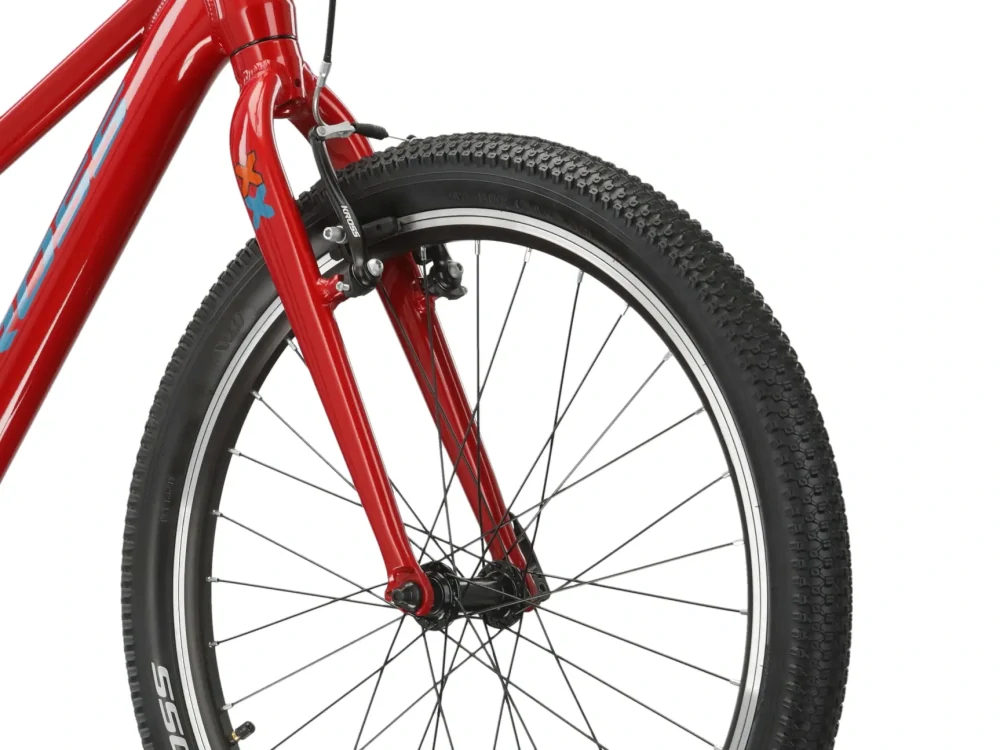 KROSS LEVEL JR 1.0, model 2026, pneu 24", barva červená - ZDARMA dopravné, odborná montáž, seřízení a sada světel TWINS!