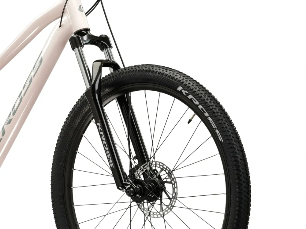 KROSS LEA 3.0, rám 14" (XS), model 2026, pneu 27,5", barva růžová/šedá - ZDARMA dopravné, seřízení, odborná montáž a sada světel!